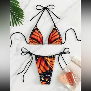 Butterfly String Bikini 2 piece set Women’s medium